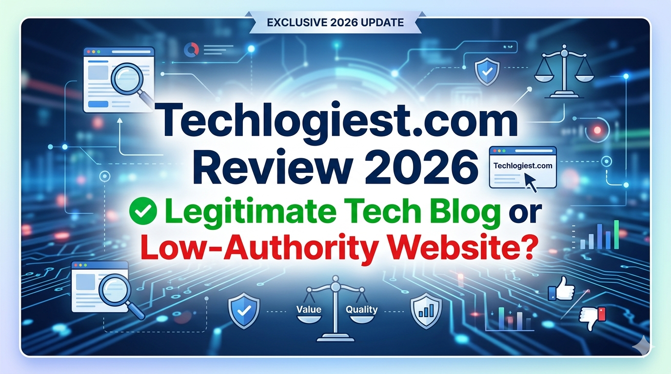 Techlogiest.com Review 2026 Legitimate Tech Blog or Low Authority Website?
