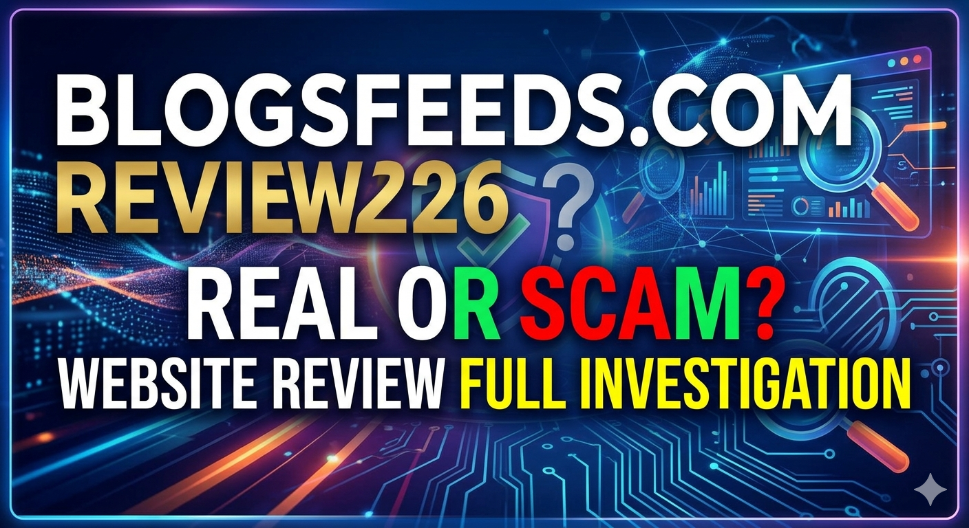 BlogsFeeds.com Review 2026 Real Or Scam Website Review Full Investigation